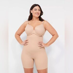 Cacique NEW Level 3 Invisible Sculpt Ultra‎ High-Waist Thigh Shaper Size 26/28